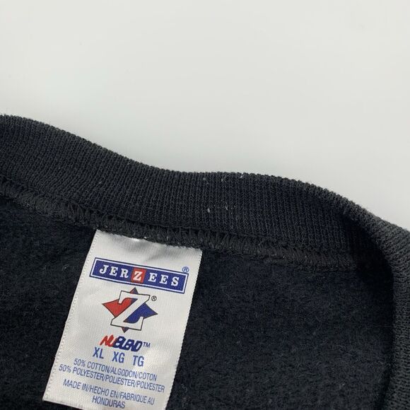 Vintage 1990s Midwest Stairs and Iron Pullover Crewneck Sweatshirt XL Mens Black - Picture 3 of 5